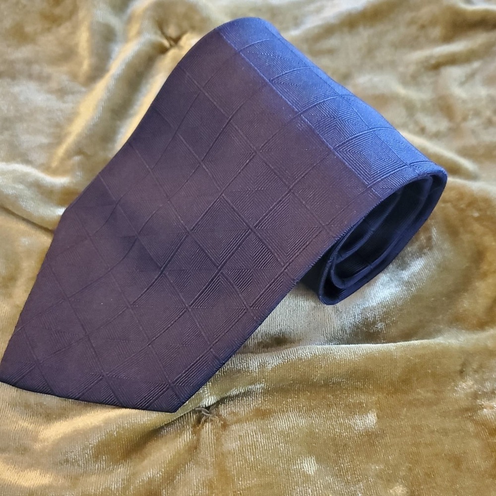 Countess Mara black silk men's necktie